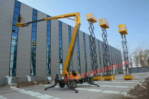 牽引折臂式液壓升降機(jī) 牽引折臂式液壓升降機(jī)